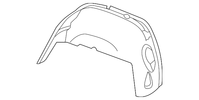 55396766AA Деталь INNER WHEELHOUSE, RIGHT