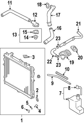 Sportage RADIATOR & COMPONENTS