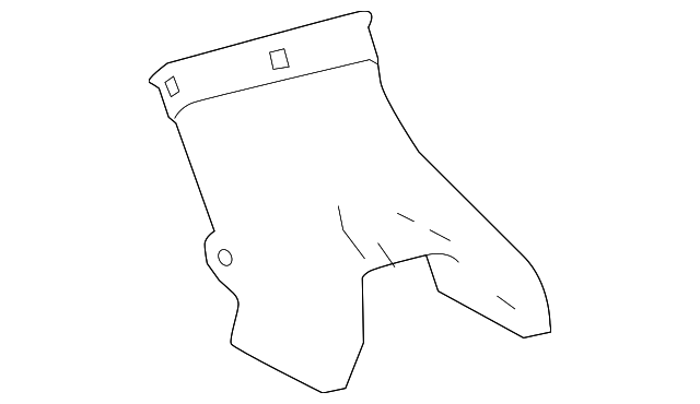 87215-0R010 Деталь LOWER DUCT