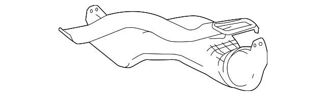 55085-0R010 Деталь DEFROSTER DUCT, RIGHT