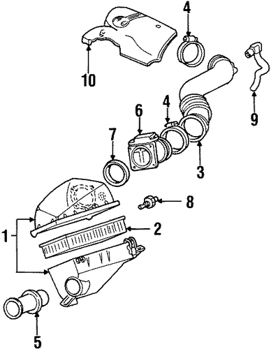 Crown Victoria AIR INLET
