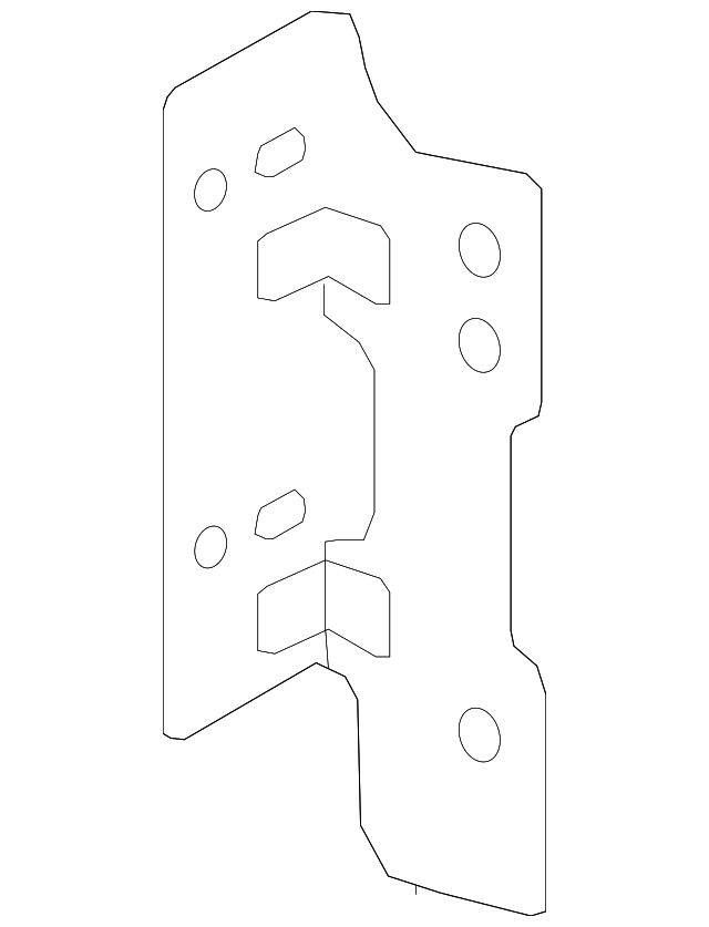 96176-A9000 Деталь RADIO BRACKET, RIGHT