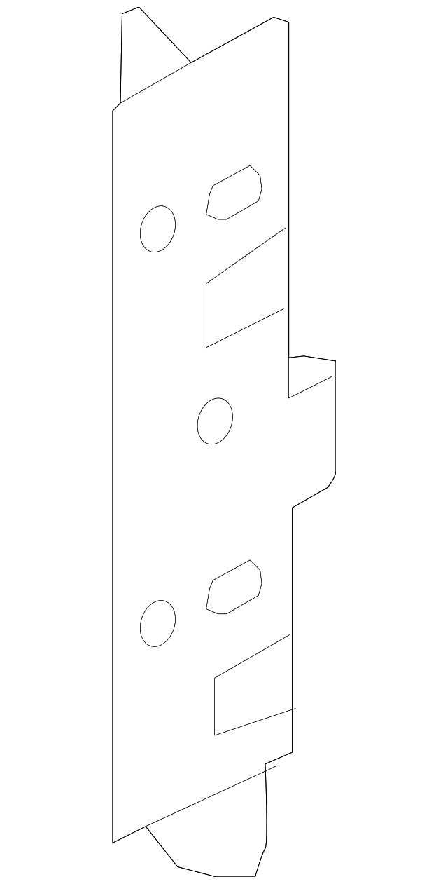 96175-A9000 Деталь RADIO BRACKET, LEFT