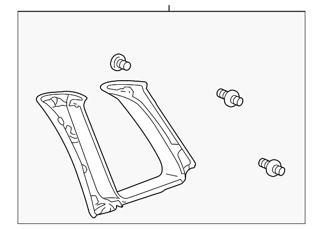 62471-52090-B0 Деталь QTR TRIM PANEL, RIGHT