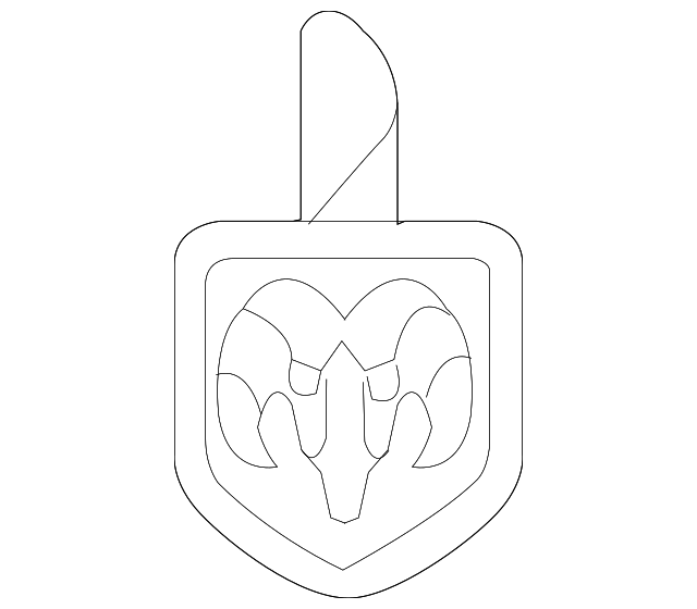 4806013AA Деталь EMBLEM