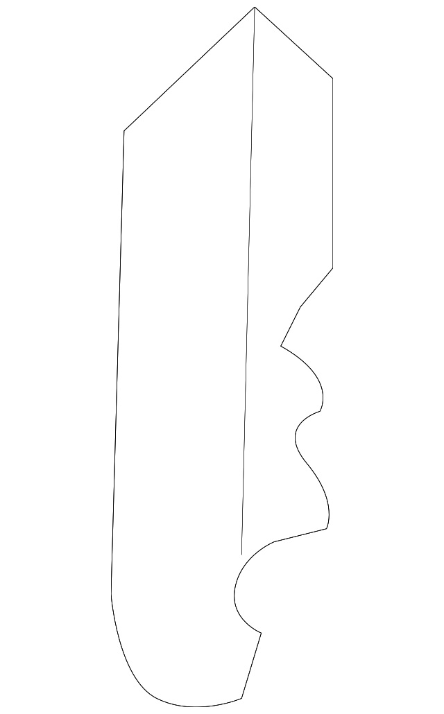 51-77-2-759-507 Деталь COMPARTMENT DOOR CAP, LEFT
