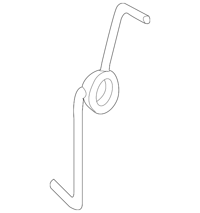 51472759605 Деталь UPPER TRIM PANEL SPRING