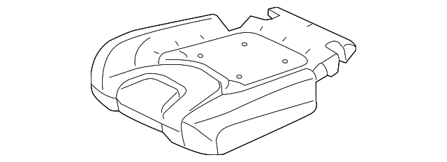 68193954AB Деталь SEAT CUSHION PAD, RIGHT