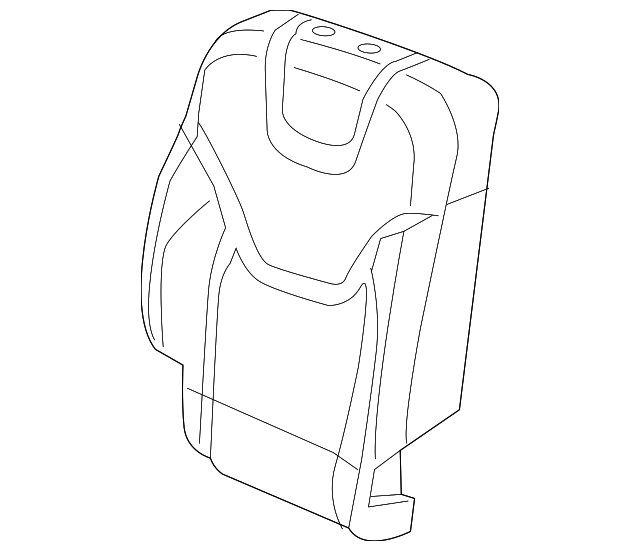 68091764AB Деталь SEAT BACK PAD, RIGHT