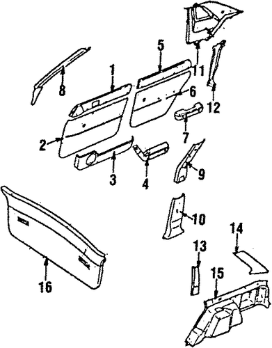 GL INTERIOR TRIM