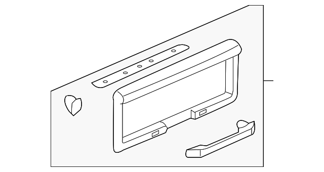 25833680 Деталь LICENSE POCKET