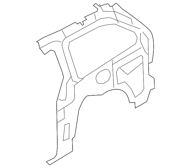 4894699AO Деталь INNER PANEL, LEFT