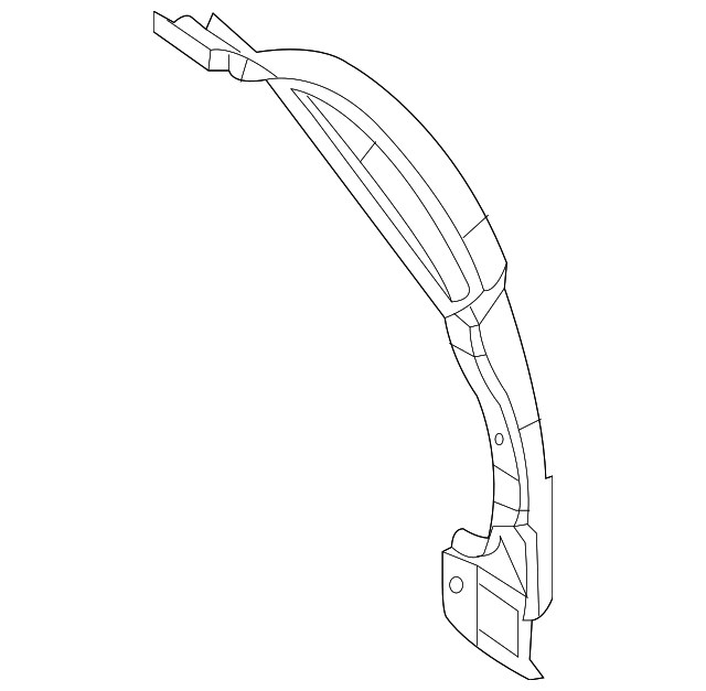 4894777AD Деталь REAR PILLAR, LEFT