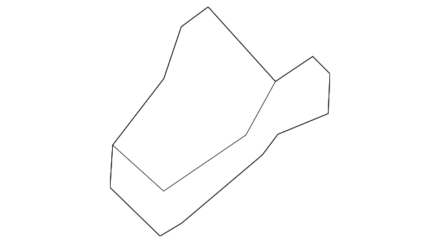 87555-JK010 Деталь TRACK END COVER, LEFT