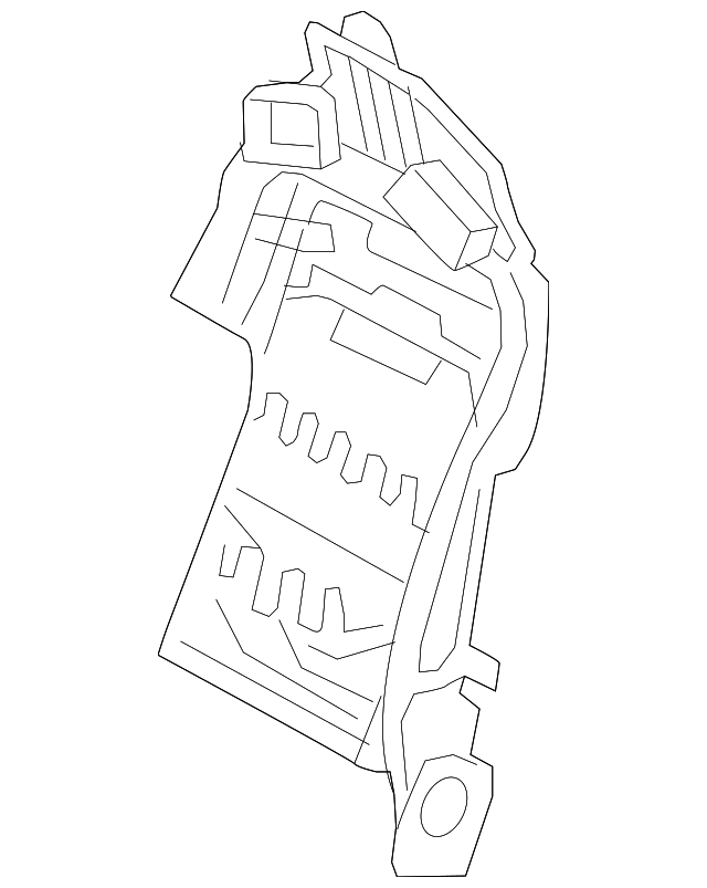 87651-KC37C Деталь SEAT BACK FRAME, LEFT