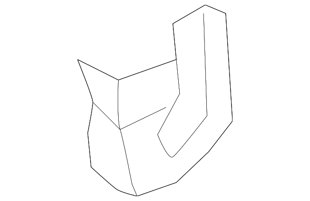 87456-JL00A Деталь RECLINE COVER, LEFT