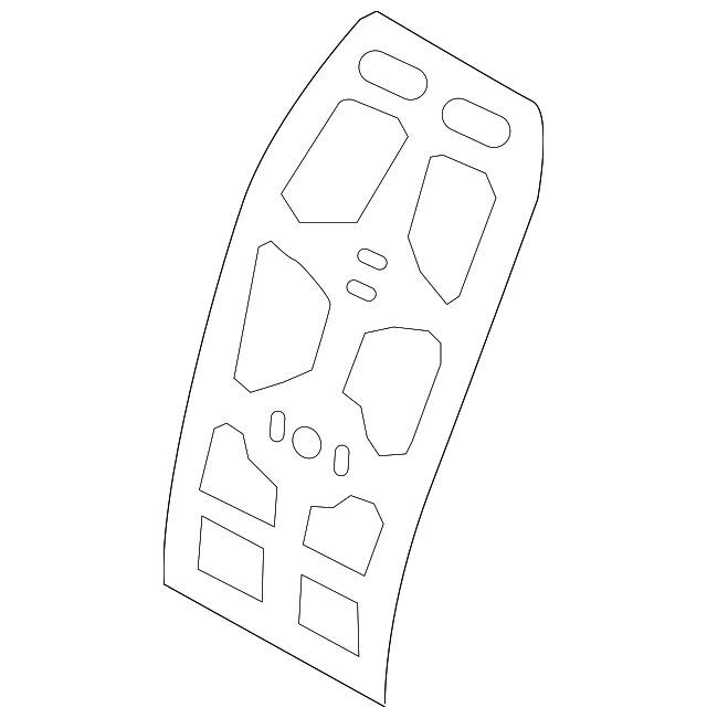 87640-JF00A Деталь BACK PANEL, LEFT