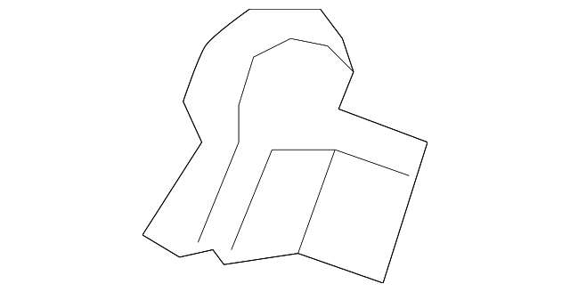 82228-SZA-A01ZB Деталь COVER B, R. RR. SEAT BRACKET *NH167L* (G