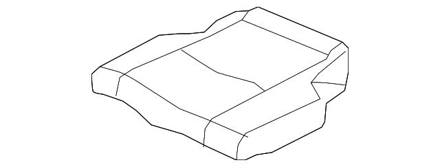 82131-SZA-A42ZB Деталь COVER, R. RR. SEAT CUSHION TRIM *NH167L*