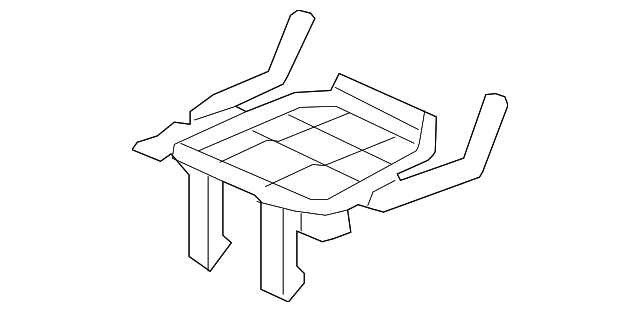 82136-SZA-A01 Деталь FRAME, R. RR. SEAT CUSHION
