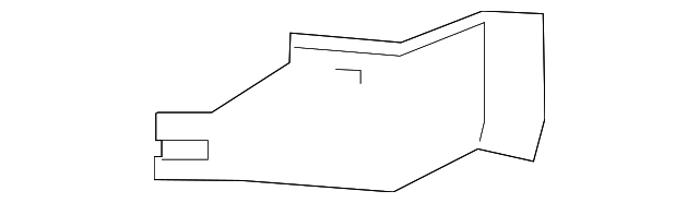 68254966AA Деталь FENDER LINER, LEFT