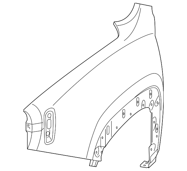 68307086AA Деталь FENDER, RIGHT