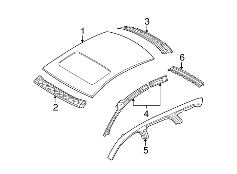 A6 Quattro ROOF & COMPONENTS