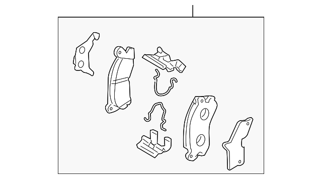 ZZC0-26-23Z Деталь BRAKE PADS