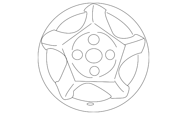 52910-25930 Деталь WHEEL, ALLOY