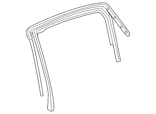 68144965AE Деталь GLASS RUN, LEFT