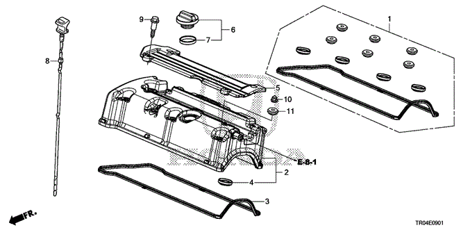 CIVIC SEDAN CYLINDER HEAD COVER (2.4L)