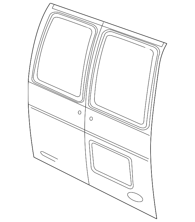 9C2Z-1540010-C DOOR SHELL, RIGHT