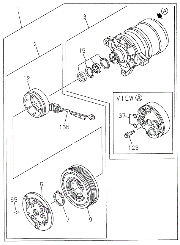 BODY / AIR CONDITIONING/A/C COMPRESSOR for 1998 Acura SLX #1