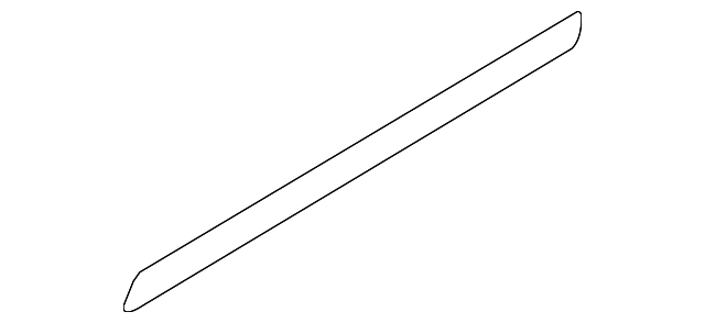 8P4-853-969-F-GRU Деталь LOWER MOLDING, LEFT