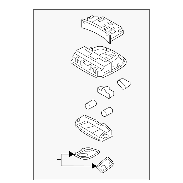 92810-3Q011-TX Деталь MAP LAMP ASSY