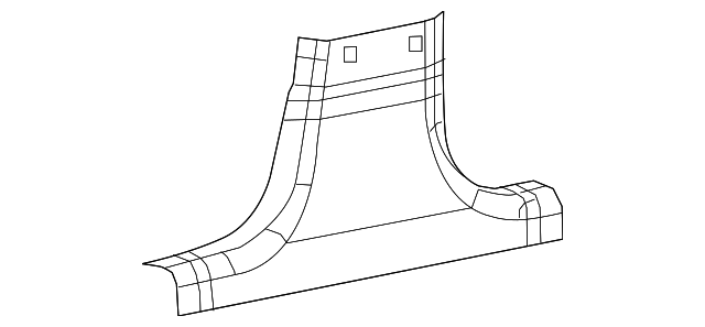 1UD03LC5AC Деталь CENTER PLR TRIM, LEFT