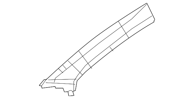 1UC96HDAAC Деталь WINDSHIELD PILLAR TRIM, RIGHT