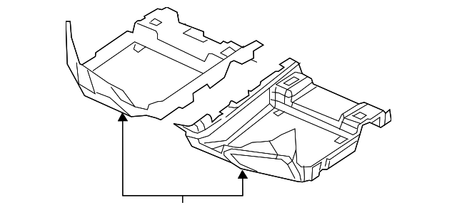 1UB81LU5AE Деталь FRONT CARPET, LEFT