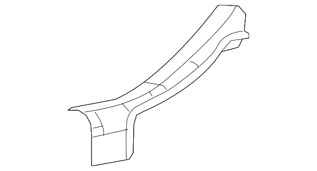 1UD22LU5AC Деталь REAR SILL PLATE, RIGHT