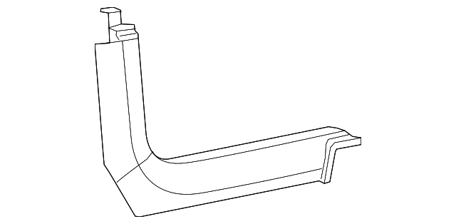 1UD15LU5AC Деталь COWL KICK PANEL, LEFT