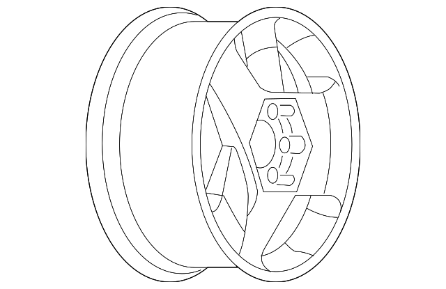 9594594 Деталь WHEEL, ALLOY