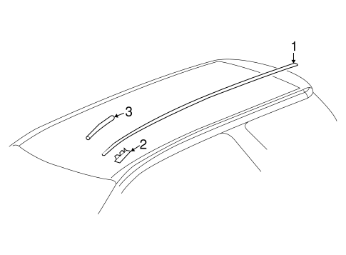 Traverse EXTERIOR TRIM - ROOF
