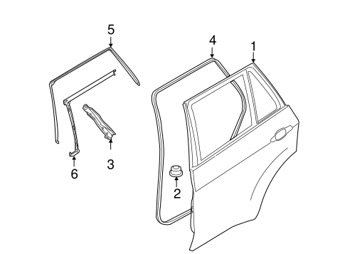 X6 DOOR & COMPONENTS