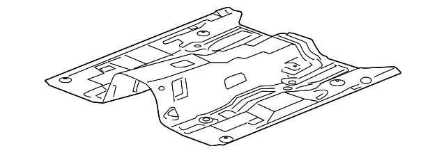 25937399 Деталь FRONT FLOOR PAN