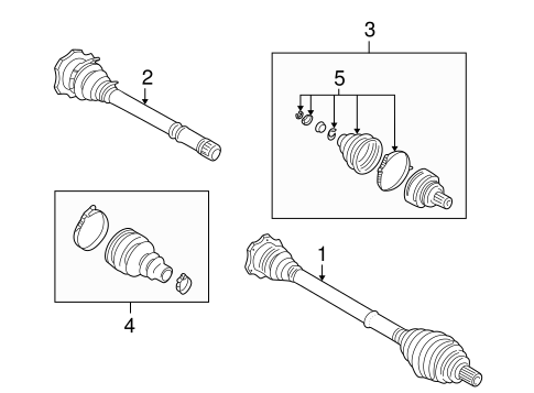 Passat DRIVE AXLES 2