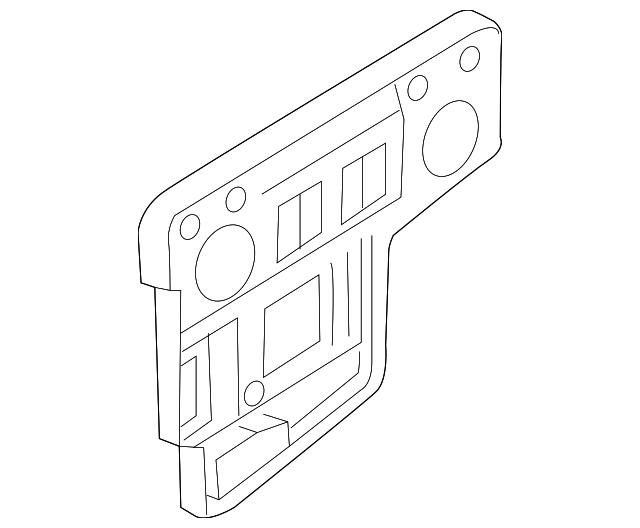 5C6-945-259 Деталь SOCKET PLATE, LEFT