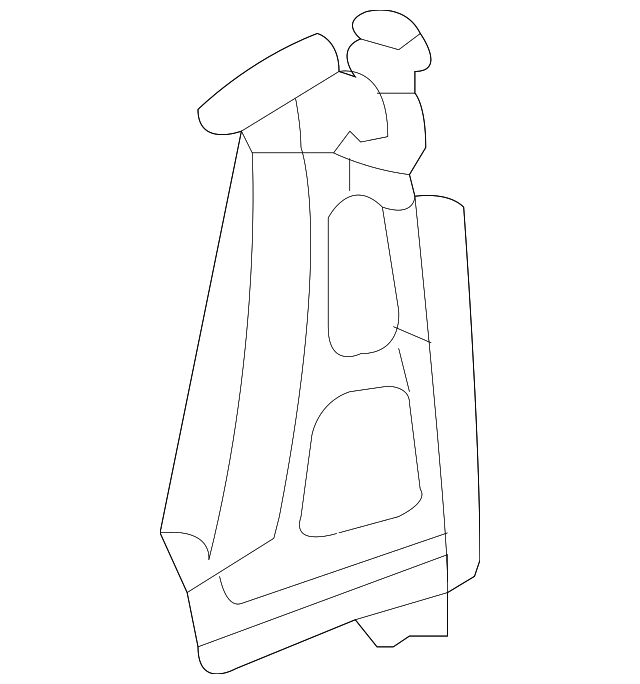 68008496AA Деталь INNER PANEL, LEFT