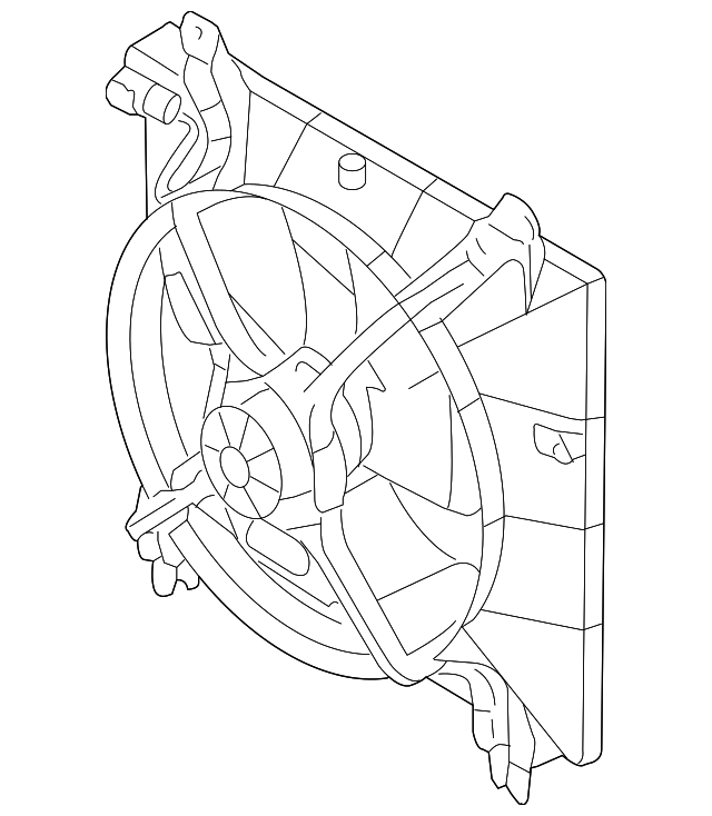 1710085Z21 Деталь FAN ASSY, LEFT