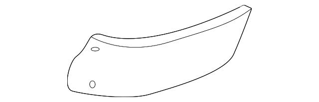 F2025-0W028 Деталь EXTENSION, LEFT