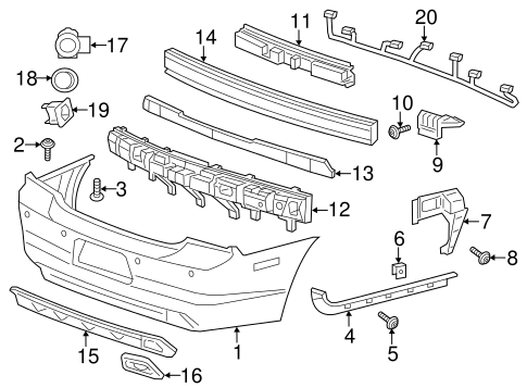 Charger BUMPER & COMPONENTS - REAR